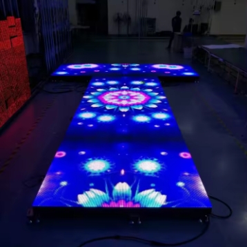 Immerse Your Audience: Explore the Interactive Brilliance of P6.25 Intelligent Full-Color LED Floor Tile Screens!(图2)
