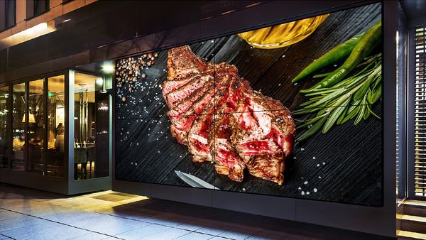 Catering splicing advertising screen: the only choice to save costs and enhance publicity effect(图1)